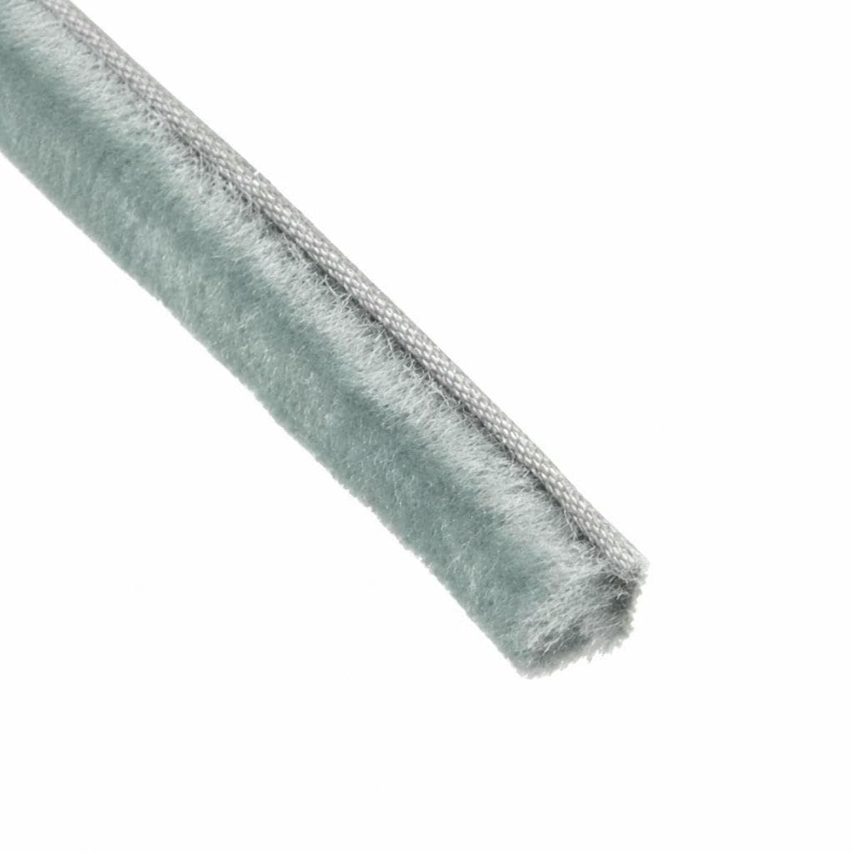 10M Slide-in Door Window Weather Stripping Soundproof Brush Strip Card Slot Pile Weatherstrip for Door Frame Sash Sealer-Gray-White-6X6-10M