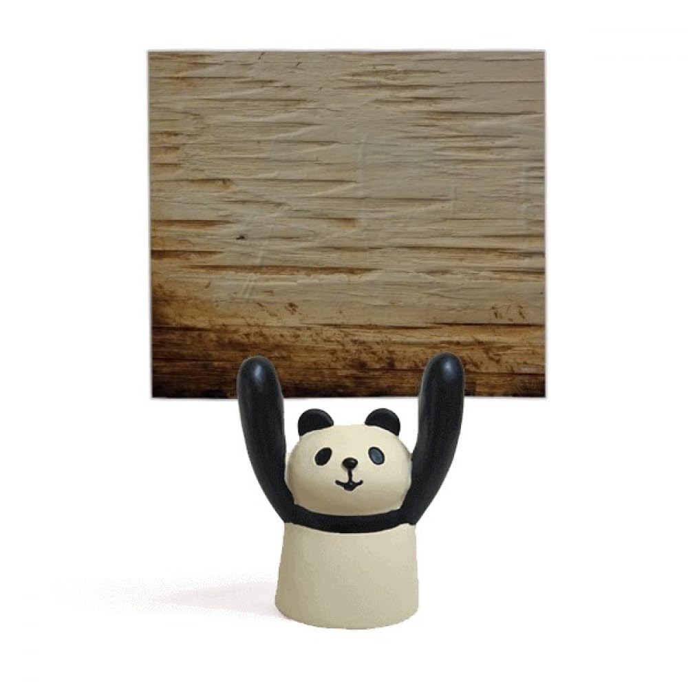 Porte-mémo vintage fer rouillé panda pour ne plus perdre vos notes