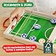 Nene Toys Sling-Puck-Spiel – Familienspiel für Kinder & Erwachsene – Fußball-Brettspiel aus FSC-Holz für Jungen Mädchen ab 4 Jahren – Geschicklichkeitsspiel 2 Spieler – Reisespiel im Tischfußball-Stil