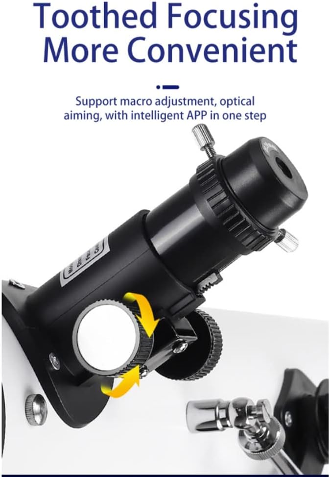 Telescope 875 Times Professional Astronomical Telescope Hd Deep Space Star View Moon for Outdoor Camping Powerful Monocular/Blue (White)