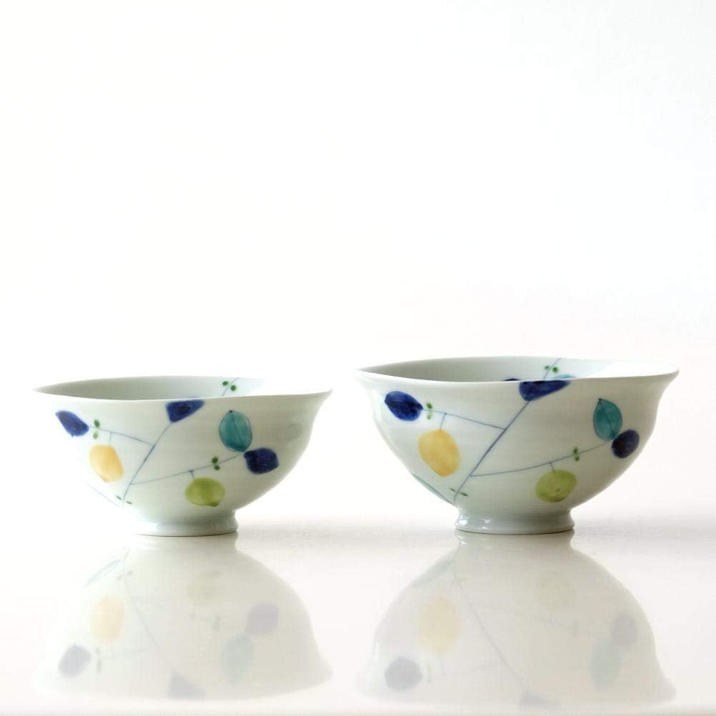 お茶碗 セット 可愛い おしゃれ 陶器 有田焼 日本製 ごはん茶碗 ごはん茶碗 レモン大 小2コセット Msg9390 ギギliving 飯碗 通販 Amazon