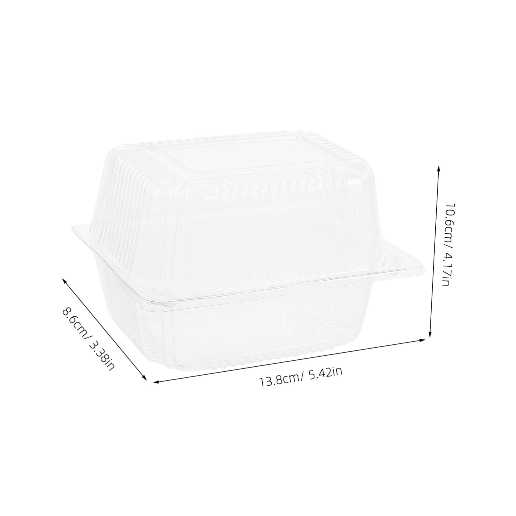 Gogogmee 100pcs Biscuit Box Baked Goods Packaging for Takeaway Cake Snack Box Elegant Design