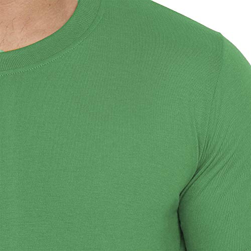 Image of Akshya t Shirt Men Cotton | Tshirt Men Round Neck|Round Neck Tshirt Half Sleeves-Light Green, Msize