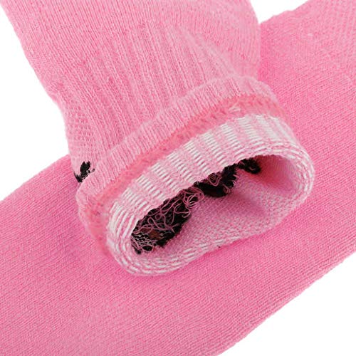 TOOYFUL 1 Par Infantil de Meias de Patinação No Tornozelo, Meias de Algodão para Patinação No Ar - R