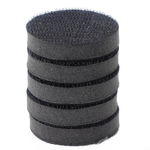 Weichschaum-Puffer-Schnittstellen-Pads, 75 * 12mm, weiche Dichte, Schaumstoff-Pufferrückseite für Pads zum Schleifen, Polieren, Polierscheiben, 5 Stück