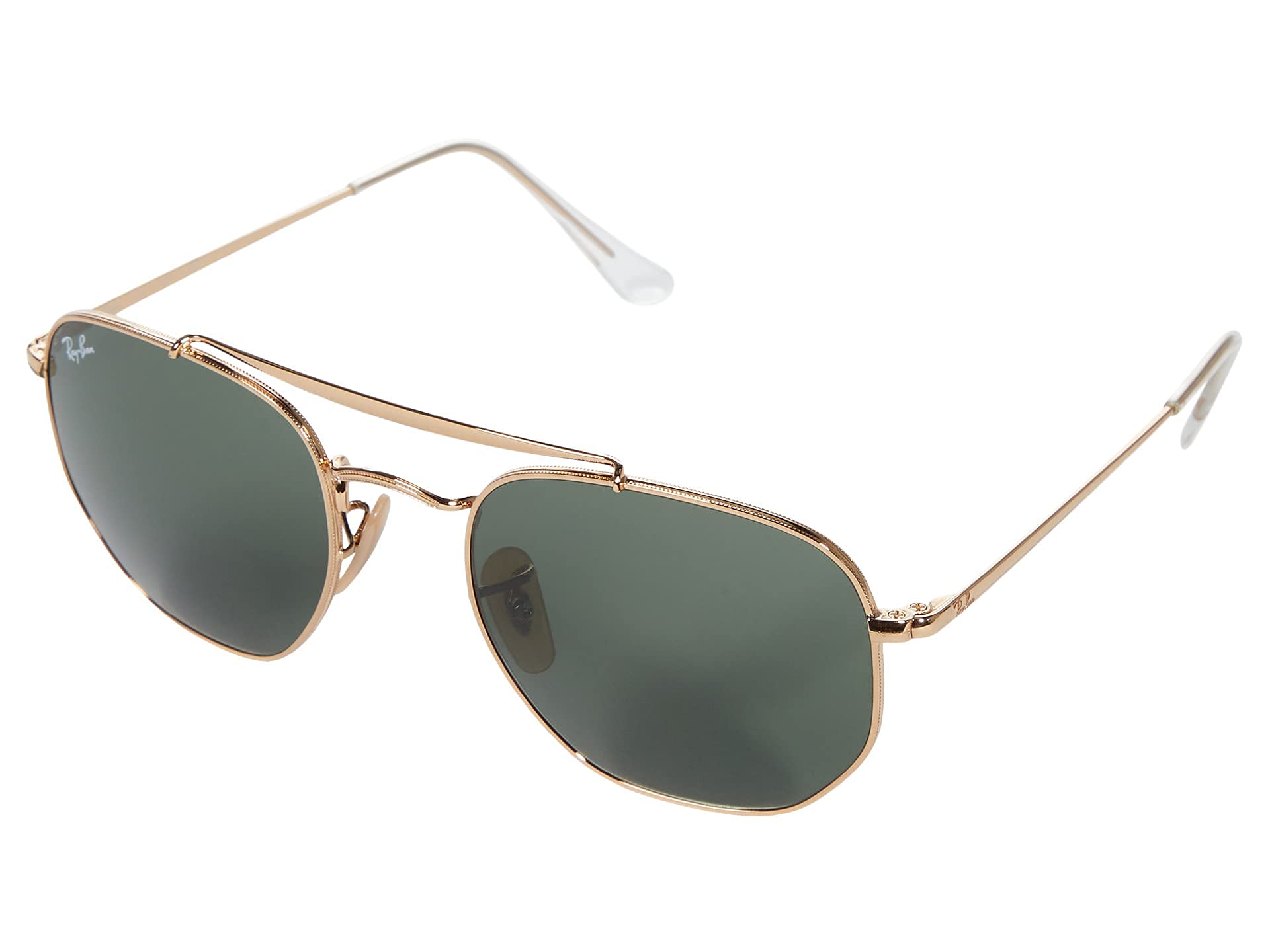 Ray-Ban Yellow Sunglasses, Unisex, 54 Mm, Hexagonal Sunglasses The Marshal