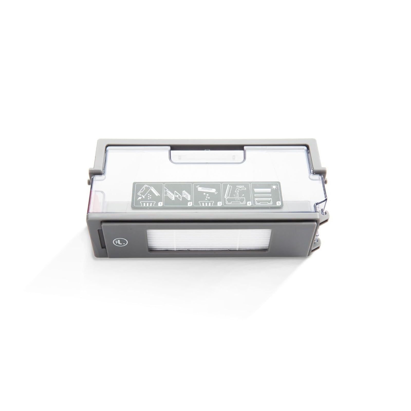NUCBCULWP Compatible For ECOVACS，T9 Dustbin，Compatible For Deebot，T9/T8/N8/T5/N5 Series Dust Box For Auto Empty Station Cleaner Spare Parts(T8 N8 T5 N5 Dustbin)