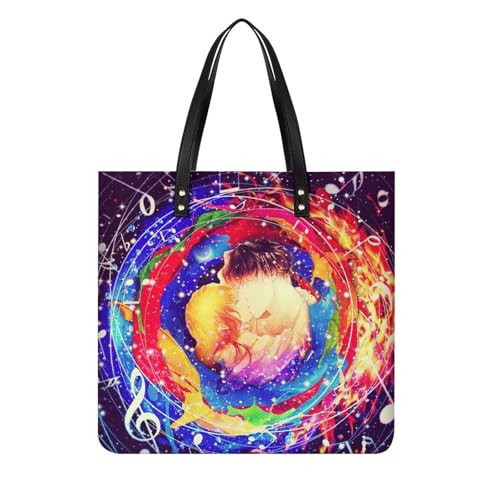 Sac à main shopper pour femmes : grand tote bag de voyage 39x39cm