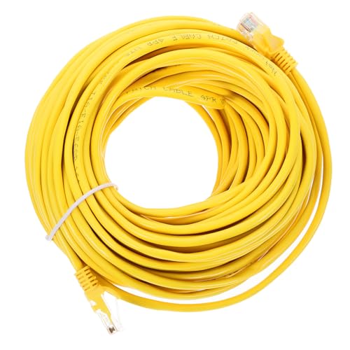 Cable de red KALLORY Cat 5e 20m amarillo Patch Cord