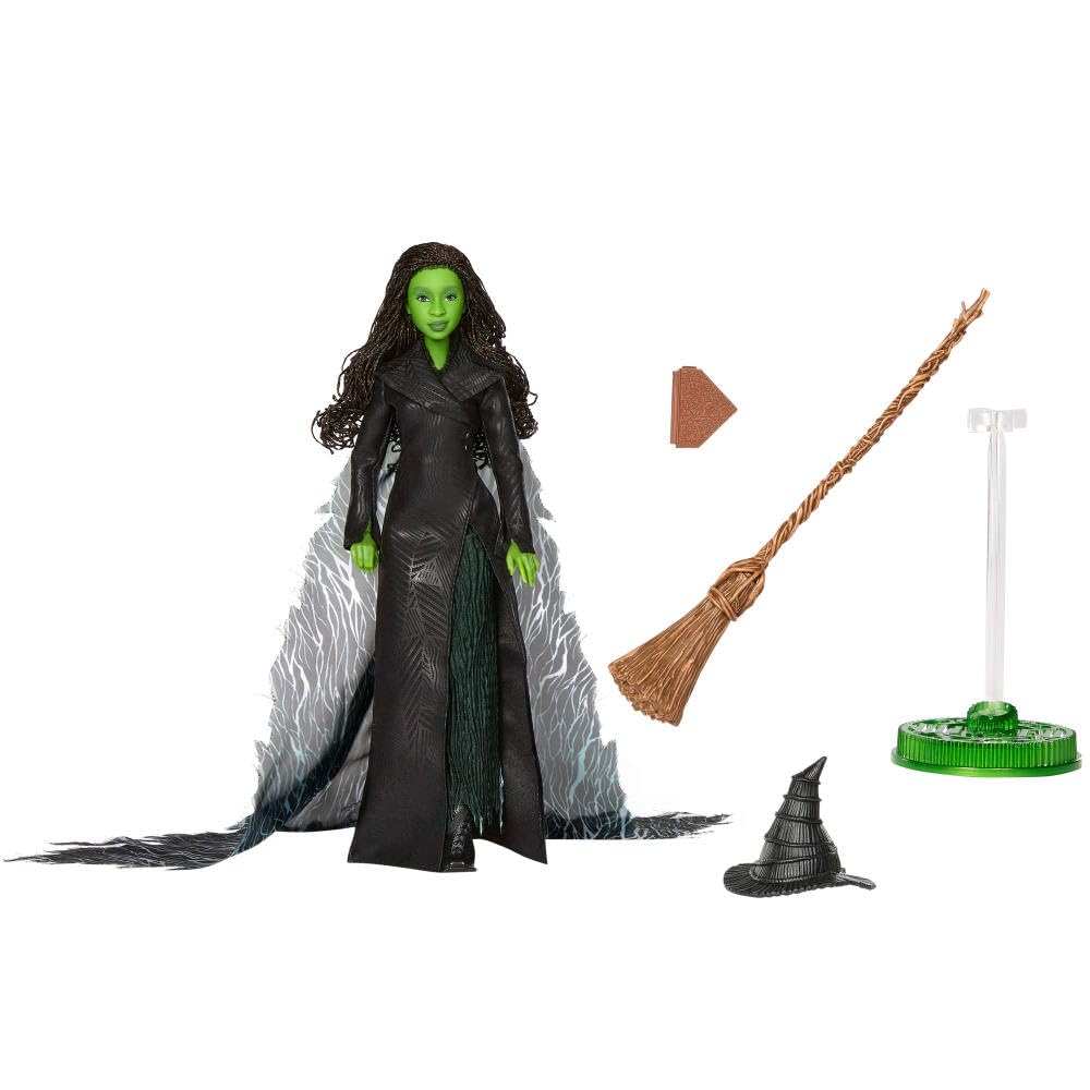Wicked for Good エルファバ デラックスファッションドール Amazon.com: Mattel Universal Pictures' Wicked: for Good