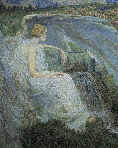 Tableaux graffiti Giovanni Segantini art mural 60x90cm