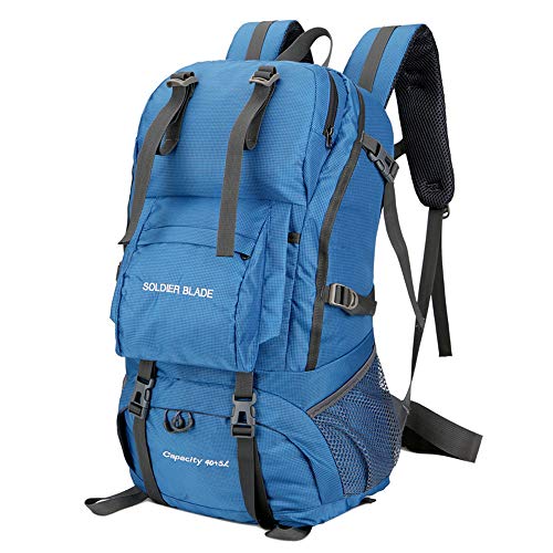 Pacote de montanhismo, Romacci Mochila 45L para acampamento e caminhada Mochila grande para montanhi