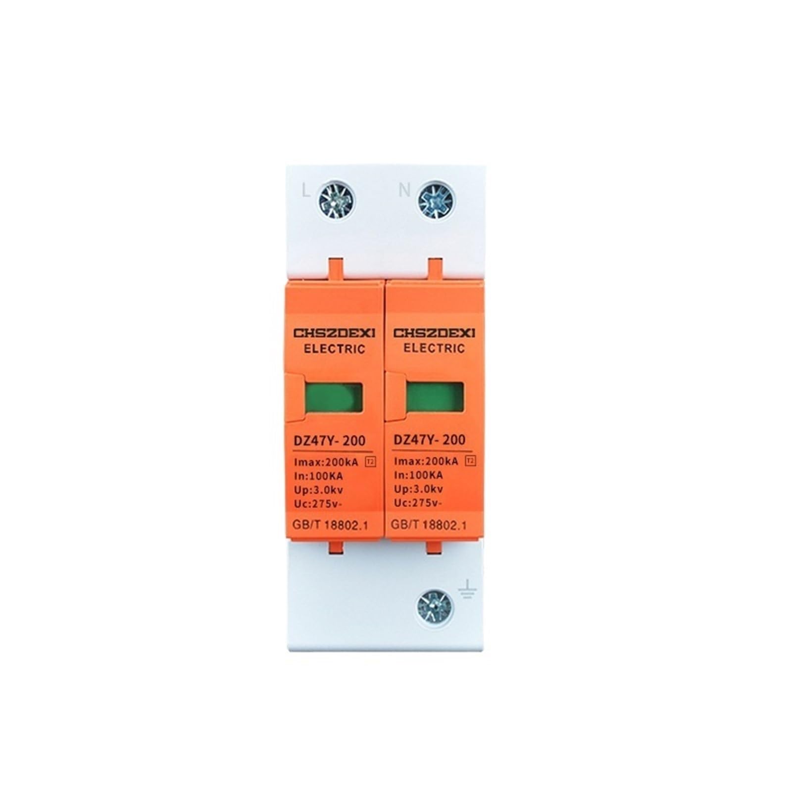 NVSFZGIYG Surge Lightning Protector 4P 2P3P Secondary Arrester Household Industry(2P-200KA)