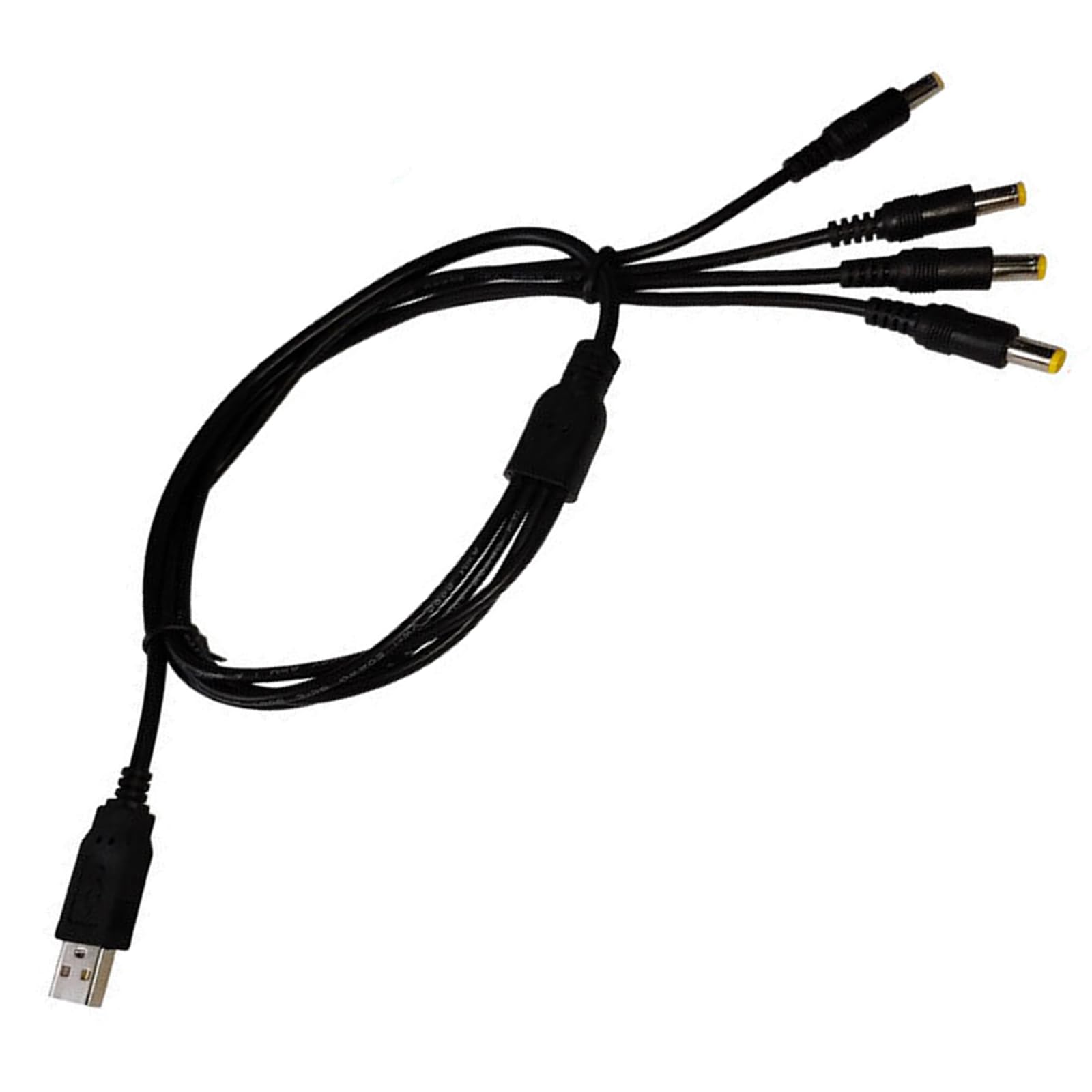 Cavo Adattatore USB Maschio A DC Femmina 5,5 X 2,1 Mm - Prolunga Di Ricarica 30 Cm, 5V 4A, Per Luci, Ventole E Hub USB