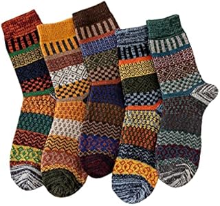 VasedGins Nordic Socks Men 5 Pair Thermal Winter Socks Premium Men & Women Nordic Socks Comfortable & Soft Socks