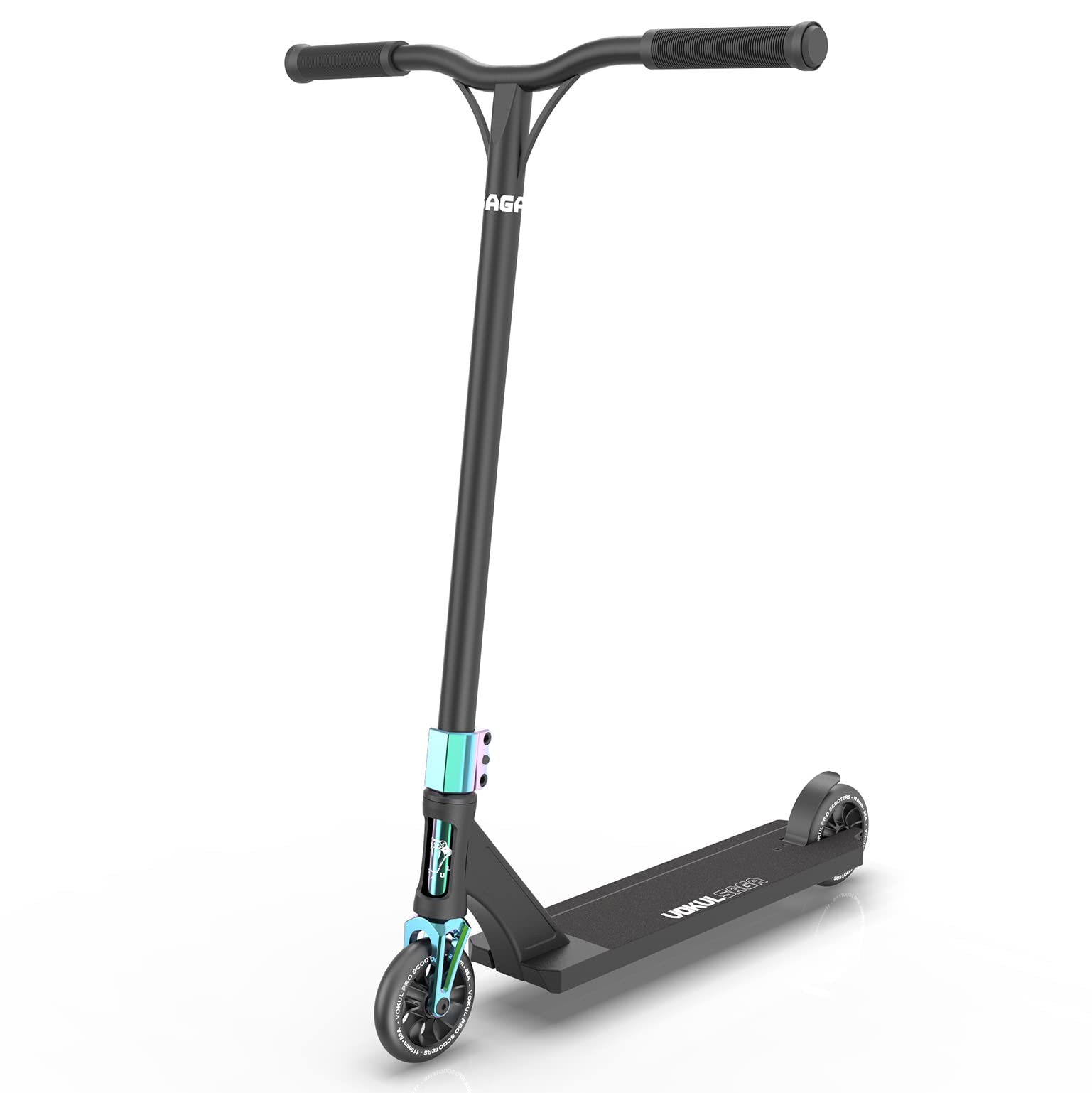 Vokul Original Saga 2 pro Scooter - Premium pro Standard Stunt Scooter - one-Piece Aluminum Fork - Lightweight Scooter for Advanced Tricks