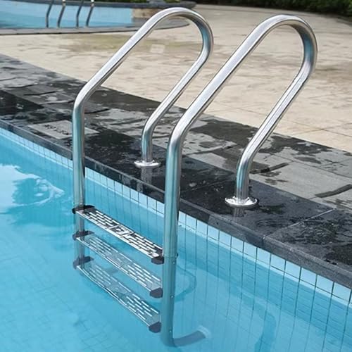 Escalera para Piscina de 3 Peldaños en Acero Inoxidable miniatura 7