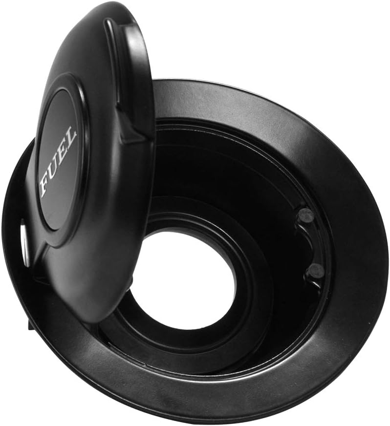 A ABIGAIL Fuel Gas Door Vapor Edition Fit for Dodge Challenger 2008-2019 Fuel Filler Door Gas Cover Cap Replaces 68250120AA