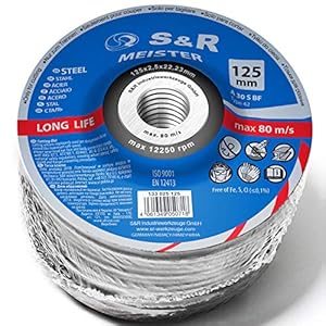 S&R Trennscheibe Metall Stahl 125mm, 25 Stück