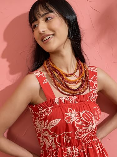Image of Pink Paprika by SASSAFRAS Women Skater Dress