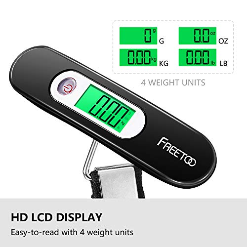 FREETOO Luggage Scale for Suitcase Weighing, Portable Digital Weight