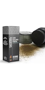 gowwim Hair Fibers for Thinning Hair 25g Hair Building Fibers 100% Undetectable,Instantly Cover S...