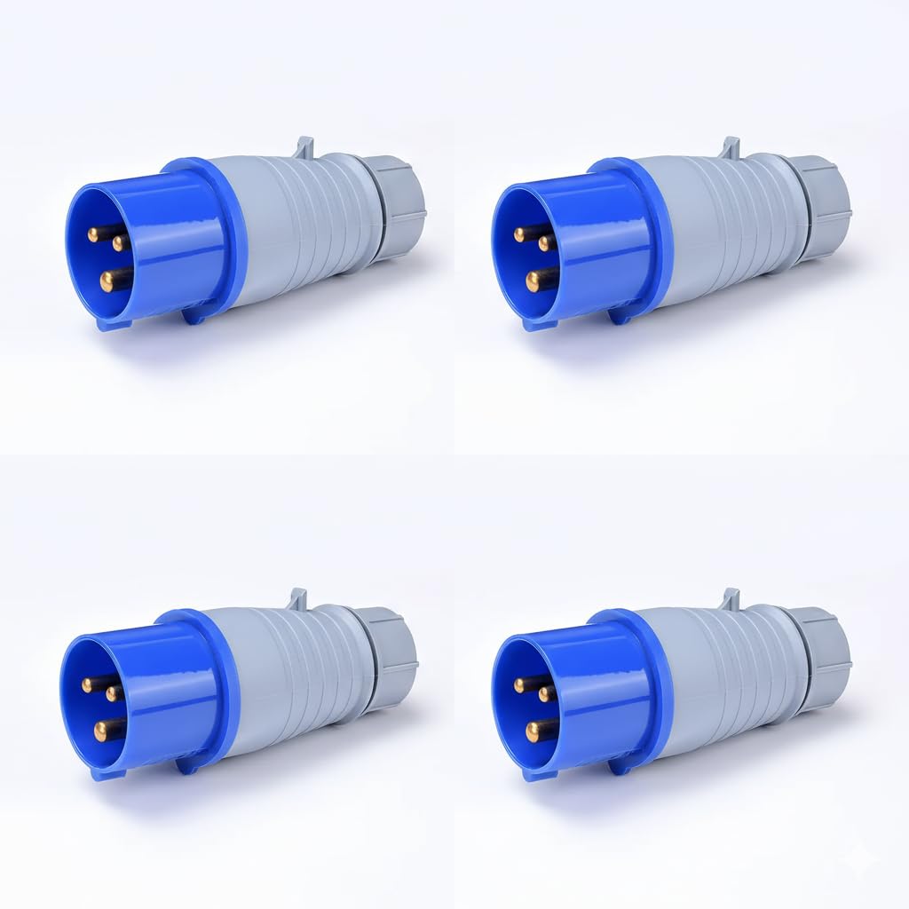 DECENT AIR SYSTEM® 16 Ampere 3 Pin Industrial Plug 220-250V IP44 (4)-image-33