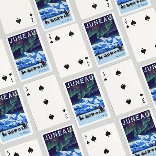 Lantern Press naipes poker tamaño estándar 52 cartas miniatura 4