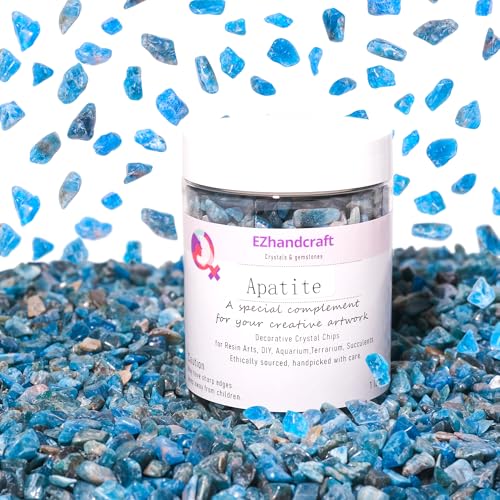 Image of Apatite Crystal Chips Bulk 1lb, 900+ Pieces, 5-8mm Natural Gemstones