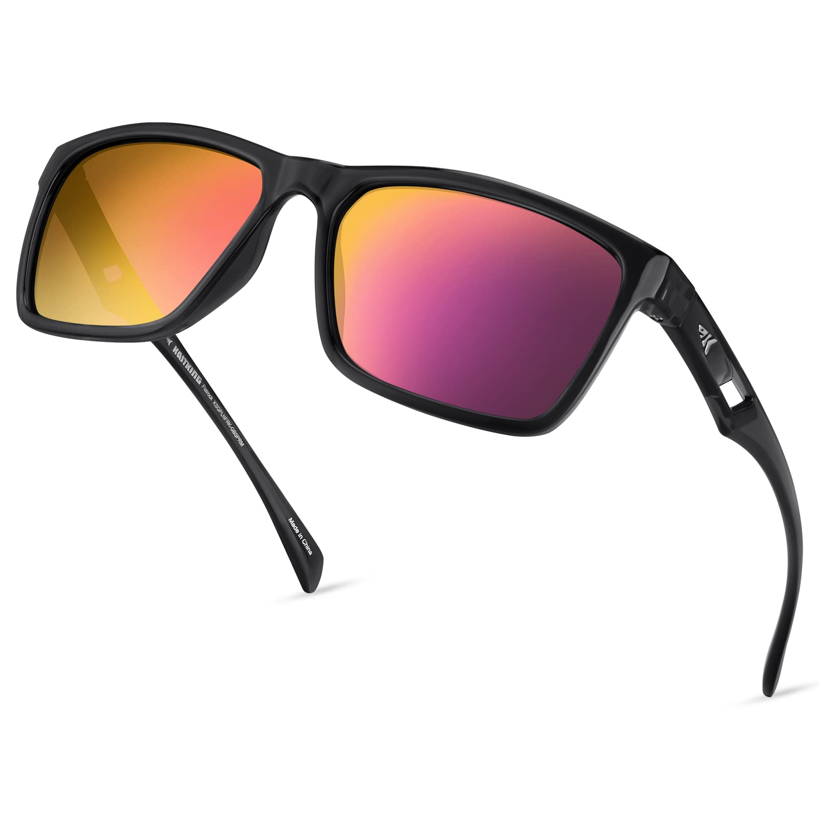 KastKing FlatRock Polarized Sport Sunglasses for Men and Women, Ideal for Driving Fishing Cycling Running, UV Protection