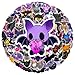 60 Pcs Cute Cartoon Bat Stickers for Kids Water Bottle, Cool Trendy Halloween Waterproof Vinyl Decals for Journal Laptops Skateboard Phone DIY Decoration (Bat)