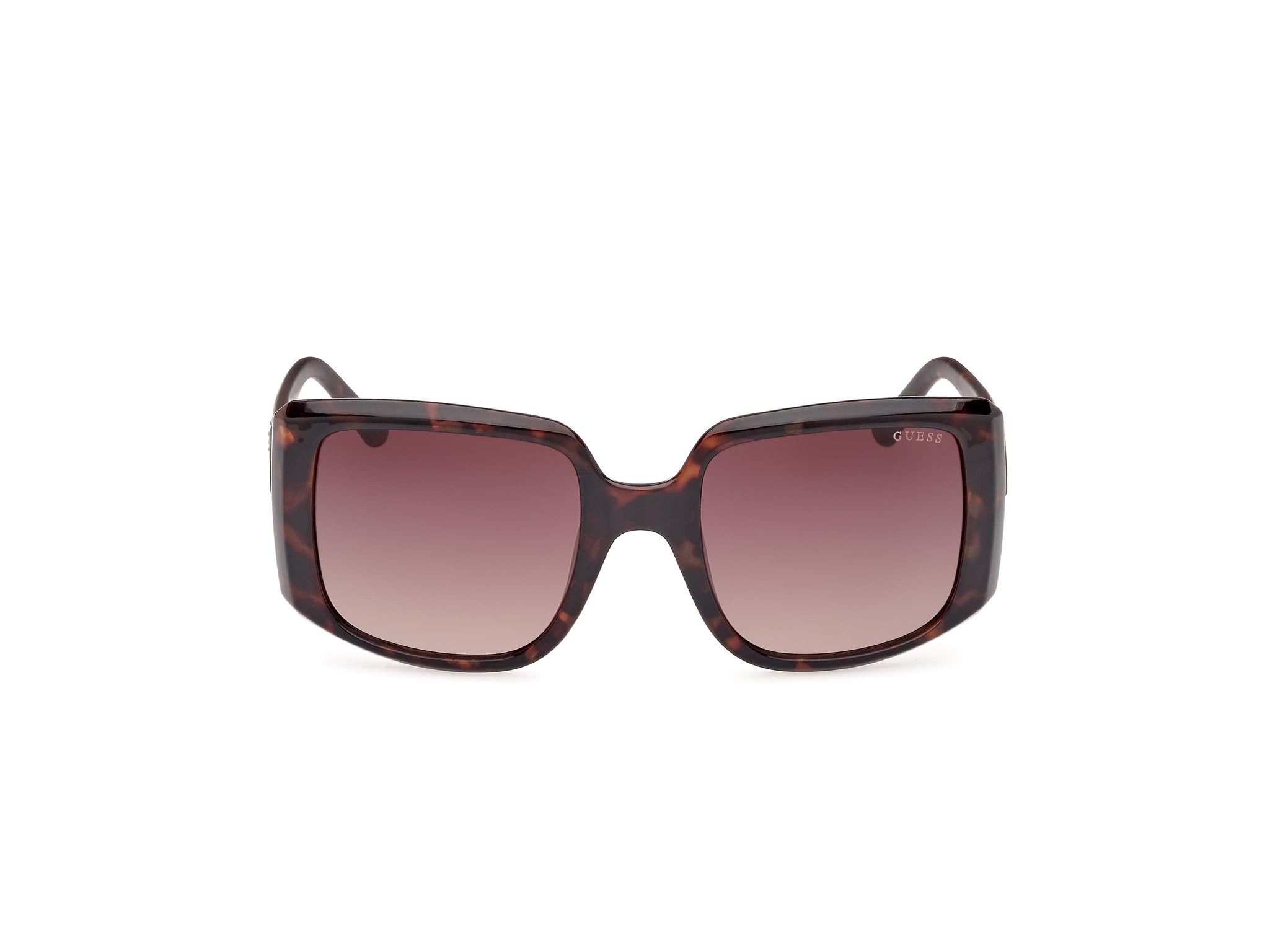 Guess Women's Gu00097 52F Woman Sunglasses Injected Squared Normal Shaded
