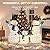 VELTENOVAIRE 62"/60"/35" Large 3D Pop-Up Snowman Set, Lighted Snowman Family Outdoor Christmas Decor with 250 Warm White LEDs, Ground Stakes, Holiday Lawn Yard Garden Decorations, Set of 3