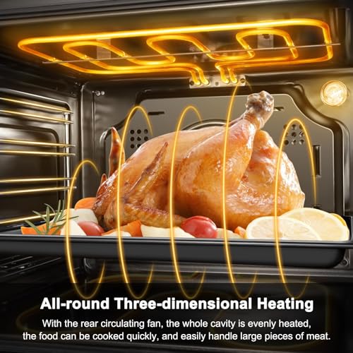 Amzchef AD7010S08 Single Wall Oven 24 Inch Built-In Electric Ovens thumb #1