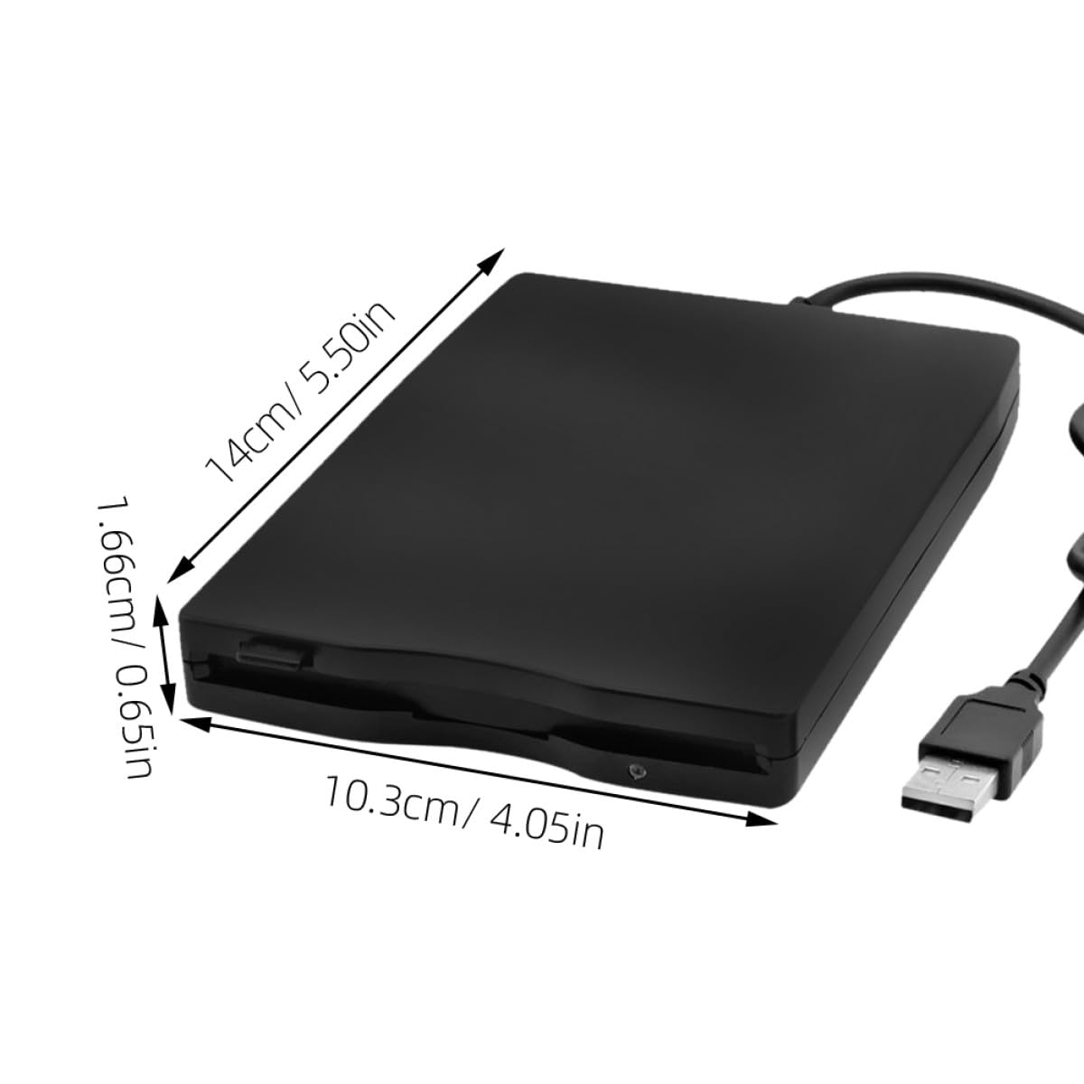 Operitacx Dur Externe USB pour Ordinateurs Portables de Disquette de Données Rapide et Fiable Compatible avec Plupart Systèmes Exploitation Design Portable
