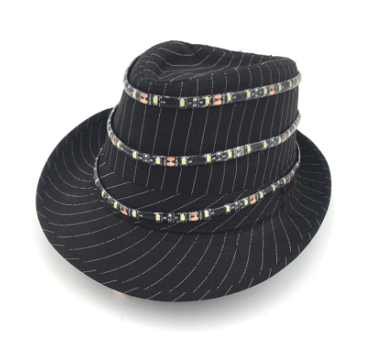 ABLIN LED Hat, Light Up Baseball Cap Flash Glow Party Hat LED Baseball Cap, Illuminated Flashing LED Light up Cap Men for Club Sports Travel Party