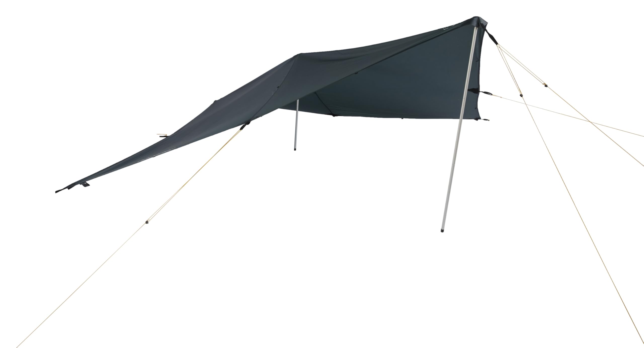 Nordisk - Voss SI multifunktionales Tarp, reißfeste Nylon Rip Stop Zeltplane mit Silikon Beschichtung, inklusive Packsack, Dunkelgrün/Forrest Green