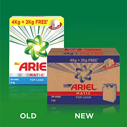 Ariel-Matic-Top-Load-Detergent-Washing-Powder-4-kg-with-Free-Detergent-Powder-2-kg-Pantry Ariel Matic Top Load Detergent Washing Powder – 4 Kg+2 KG free