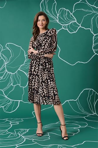 Maggy London Women's Long Sleeve A-line Dress4