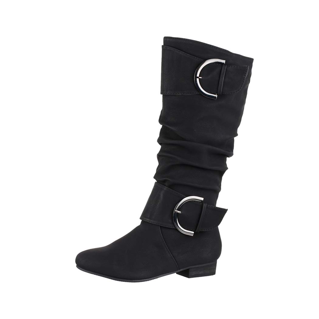 Elara Botas Mujer Boots Botines Deslizamiento Chunkyrayan