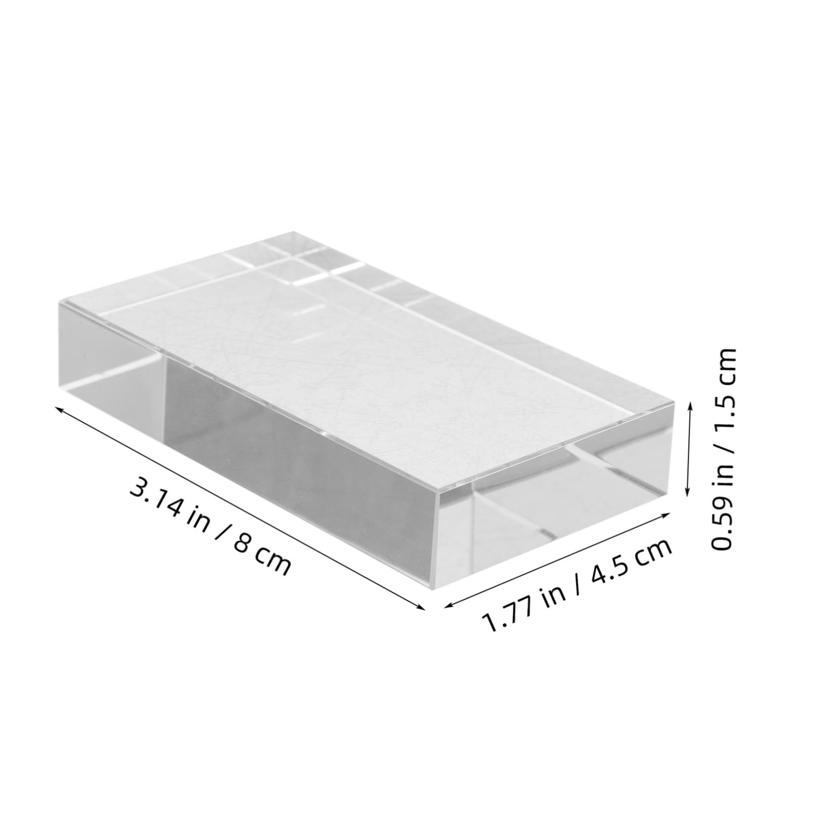 Anneome Physics and Photography Light Prism Decorative Glass Prism for Sun Catcher Small Prop