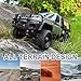 HLSFWDRIVE MN82S RC Crawler 1/12 Scale Remote Control Rock Crawler RC Truck 4x4 Off-Road Toyota Land Cruiser RTR All Terrain Car 280 Motor Proportional Throttle Steering Hobby Vehicle for Adult