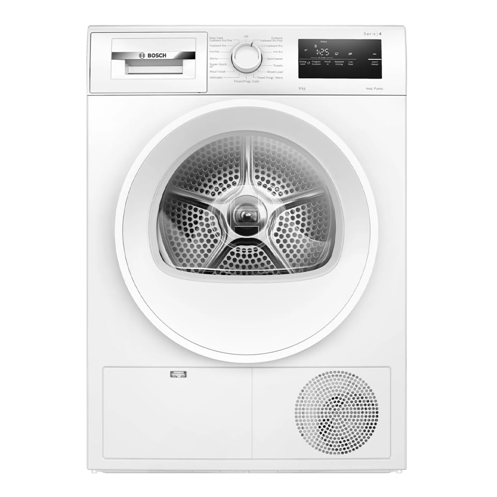 Bosch White Wth85225gb 8Kg Heat Pump Tumble Dryer