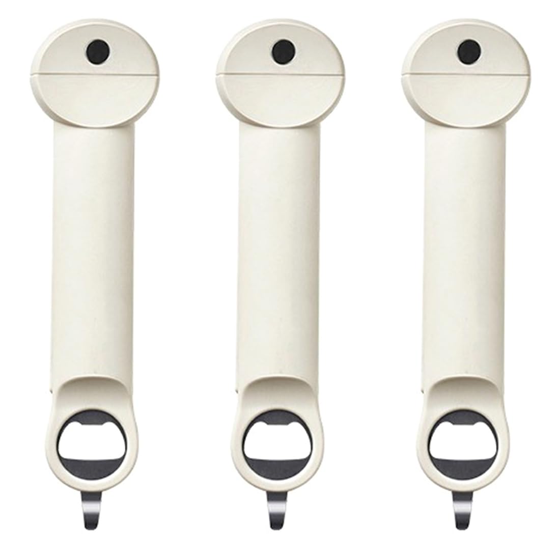 Aundhegrtt Multifunctional Bottle Opener for Kitchen- Magnetic Can Opener Cap Remover Works for Beer Soda Cans(3pcs)