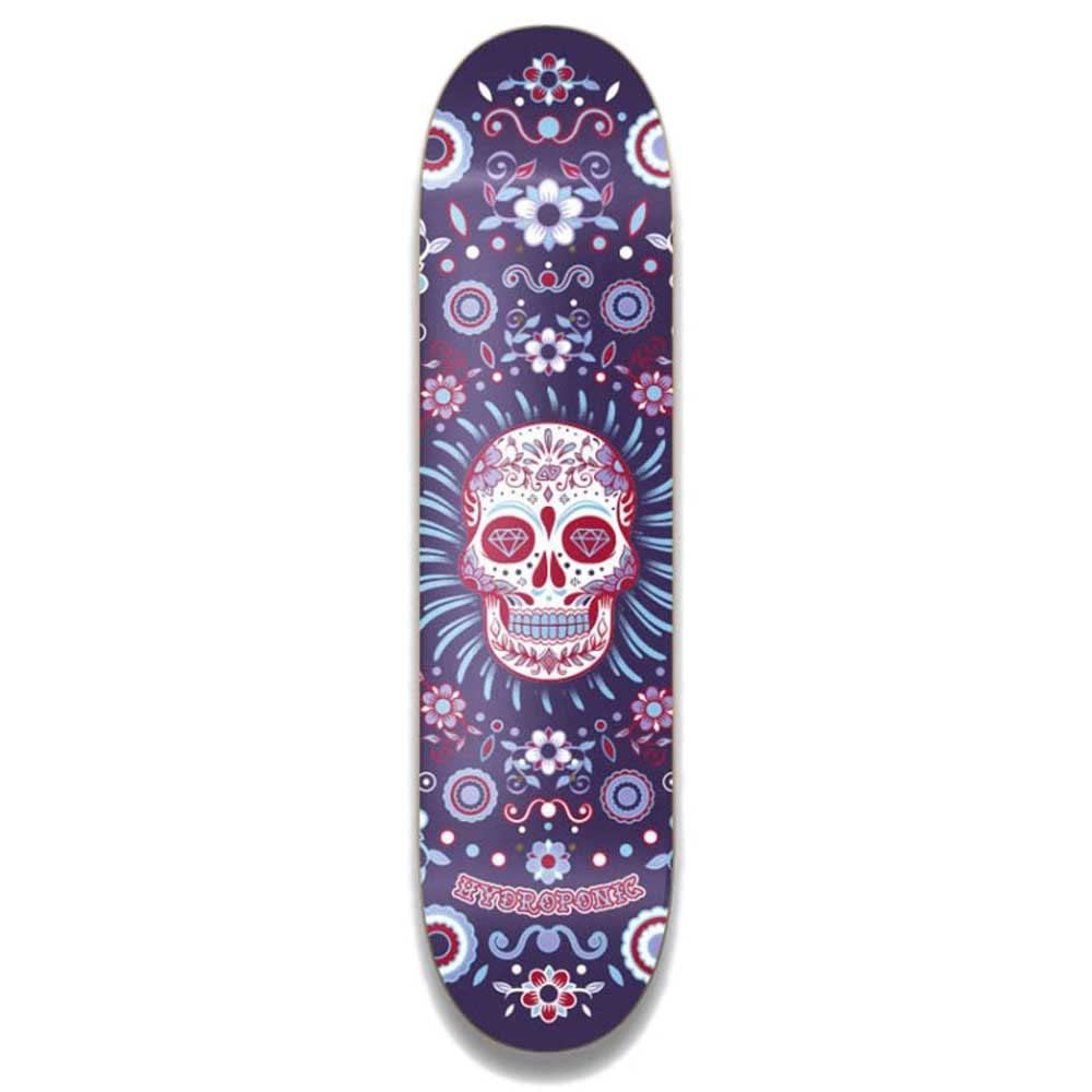 Hydroponique Planche de Skateboard Unisexe, Catrina Noire, 8.25"