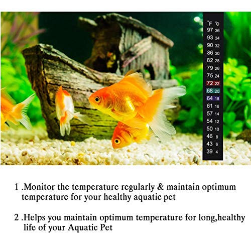 Jansamn Brewing Thermometer Strip Adhesive Strip Thermometer Aquarium Thermometer Sticker Thermometer Sticker for Fish… - Image 8