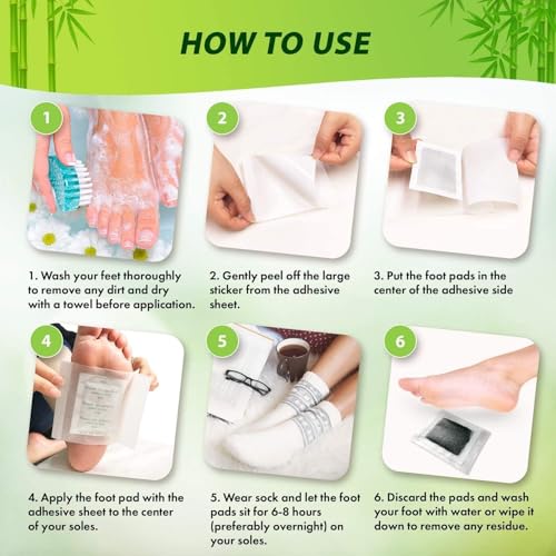 Image of GROOTS Ginger foot patch Detox Foot patches Pain Relief Detox patch Cleansing Toxin Remover Foot Pads Detoxify Stress Relief Sleep Patch for Detoxification For Men And Women (1 BOXES = 10 Patches) (pack of 3)