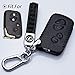 Key Fob Cover Rplacement for Lexus 2005-2017 Lexus GS300 GS350 GS430 GS450h GS460 IS F IS250 IS350 LS460 LS600h LX570 RX350 CT200h ES350 Smart Remote Car logo Key Case Holder fob keychains (4 Buttons)