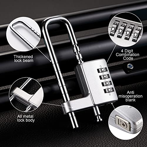 Zgsj Cabinet Lock,Combination Padlock,Stainless Steel Gym Locker Lock Code Long Adjustable Shackle Lock For Outdoor, School, Gym, Sports Lockers, Fences, #TOP6