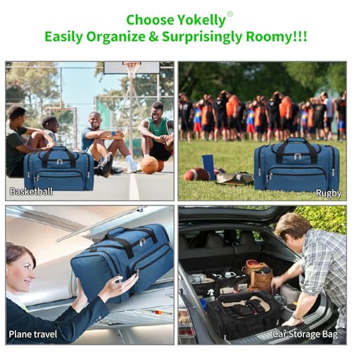 Image of Sports Duffel Bag 20 inch for Travel Gym - Royal Blue